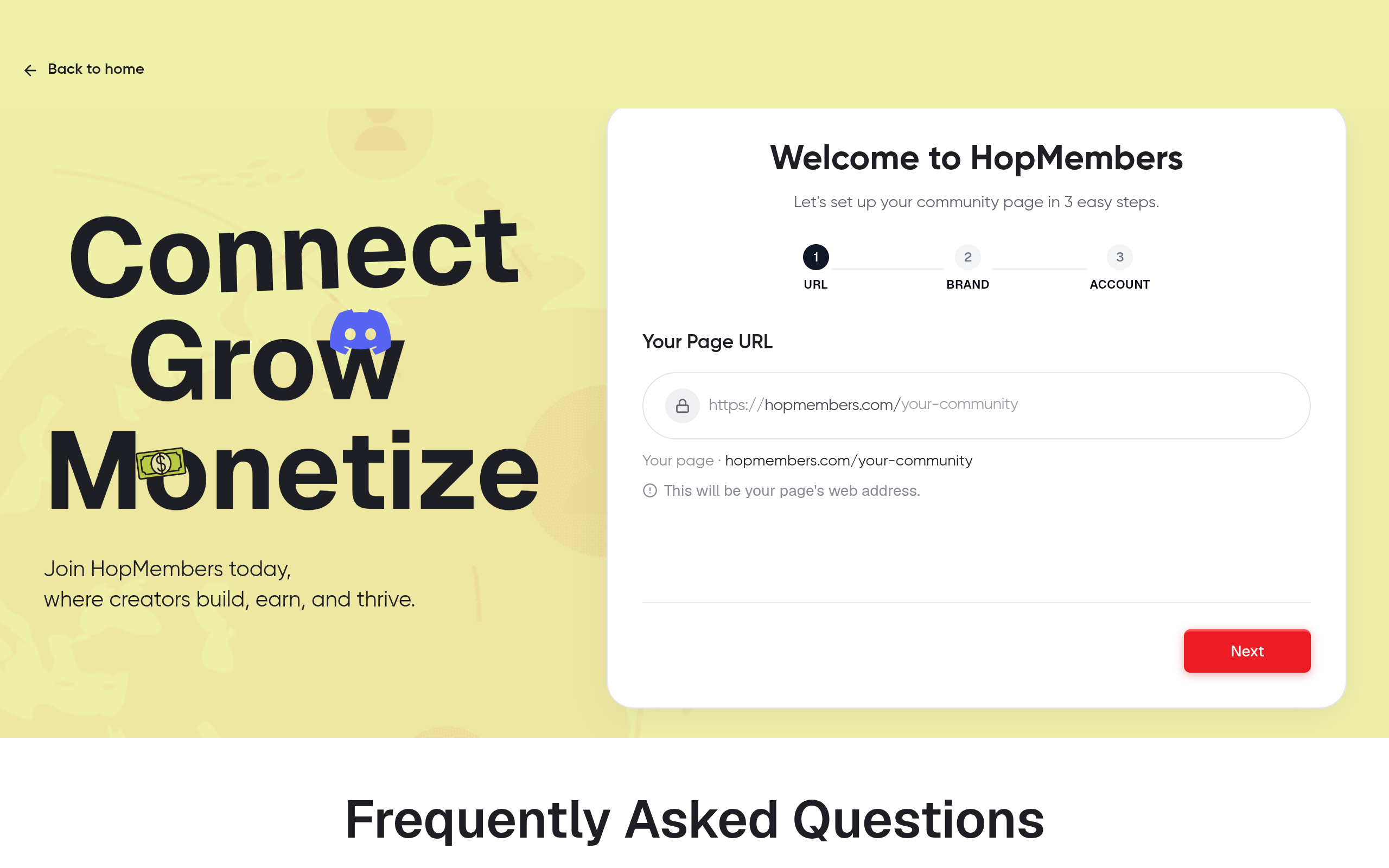 Connect Discord membership