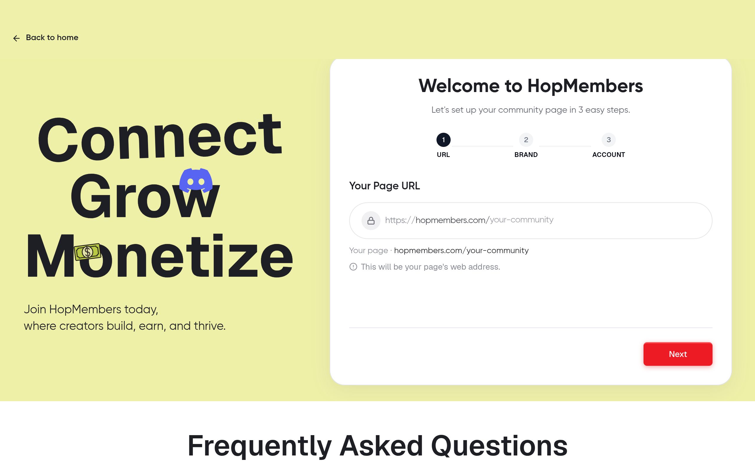 Connect Discord membership